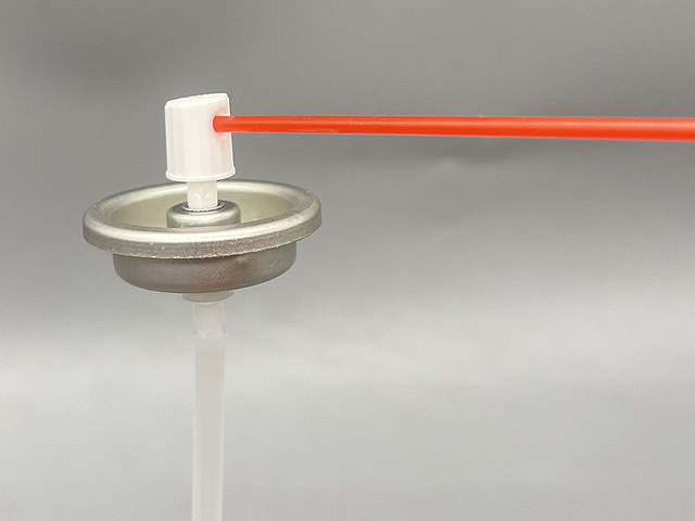 Válvula de aerosoles de 360 grados con actuador para productos domésticos Perfecto para limpieza y tratamientos de superficie