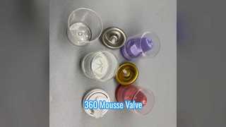 Salon Mousse Valve 360 ​​Aluminio Invertido