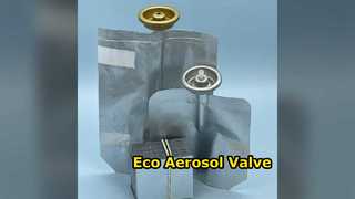 Bolsa de embalaje de aerosol ecológico en sistema de válvula