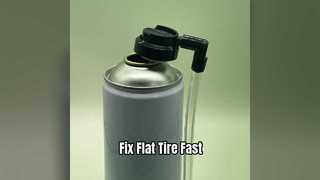 Reparación de emergencia de la válvula del inflador de neumáticos