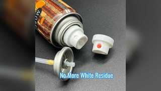 Válvula de champú seco sin residuos