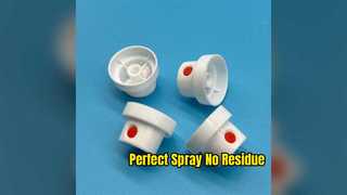 Válvula de champú seco: pulverización perfecta en todo momento