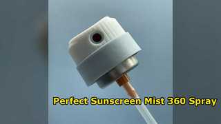 La mejor válvula de aerosol de protector solar para niebla uniforme y pulverización 360