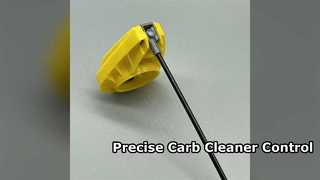 Control de gatillo de pulverización del limpiador de carbohidratos