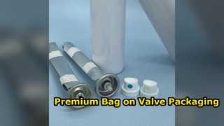 Bolsa personalizada en sistemas de válvulas para latas de aerosol de aluminio