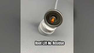 Levantamiento de dirección de raíz de válvula de champú seco