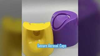 Tapas de aerosol seguras Embalaje confiable