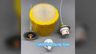 Control de fluido estable de válvula dosificadora de precisión
