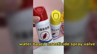válvula de pulverización de insecticida a base de agua