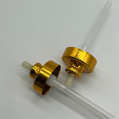 comprar Tipo de válvula de aerosoles continuos de aluminio de alto rendimiento de 20 mm para dispensar aerosoles Fabricación en línea