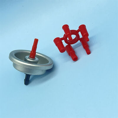 comprar Válvula de combustible para encendedor con adaptador rojo, válvula de recarga para encendedor de alta resistencia para uso comercial Fabricación en línea