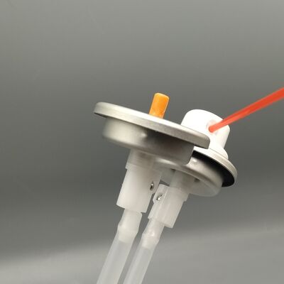 comprar High-Reliability 360 Degree Aerosol Valve With Actuator for Fire Blocking Sprays and Insulating Foams with Consistent High-Volume Output Fabricación en línea