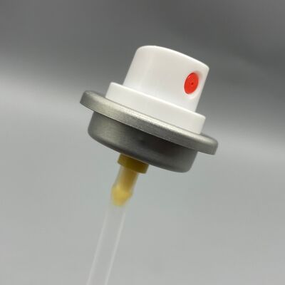 comprar Válvula de aerosoles de brillo de pelo de niebla fina para fórmulas ligeras a base de aceite Fabricación en línea