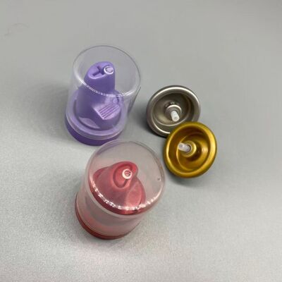 comprar Válvula de espuma de aerosoles profesional con copa de montaje de aluminio resistente a la corrosión ISO9001 Certificado y tasas de descarga ajustables Fabricación en línea