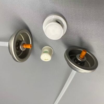 comprar Válvula de pulverización de pegamento para el cabello en aerosol con tecnología de distribución uniforme Fabricación en línea