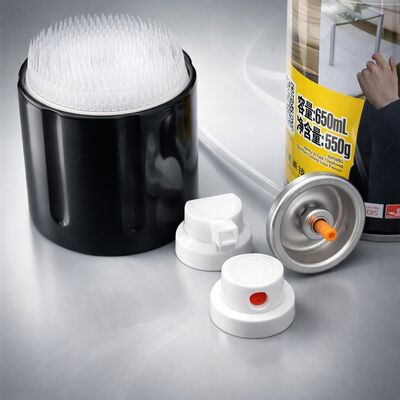 comprar Juego de válvula limpiadora de espuma en aerosol de 1 pulgada y tapa de cepillo para limpieza de tapicería Fabricación en línea