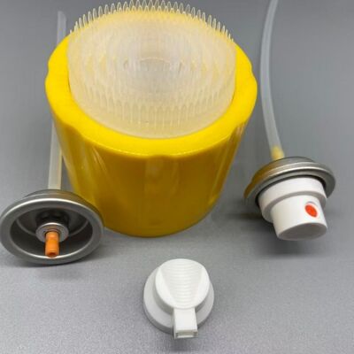 comprar Válvula de limpieza de espuma de trabajo pesado con tapa de cepillo de limpieza para el cuidado de alfombras y asientos Fabricación en línea