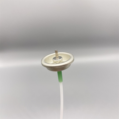 Una válvula de medición de tallo de metal de una pulgada. Control de líquido de alta precisión. Diámetro de 1 pulgada, robusto tallo de metal.