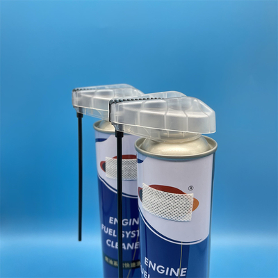 Capuchón de pulverización plegable de dos vías para dispersión de aerosoles de pulverización de precisión