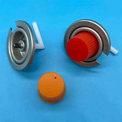Válvula de estufa de gas de butano de trabajo pesado para parrillado al aire libre. Acero inoxidable. Conector universal de una pulgada.