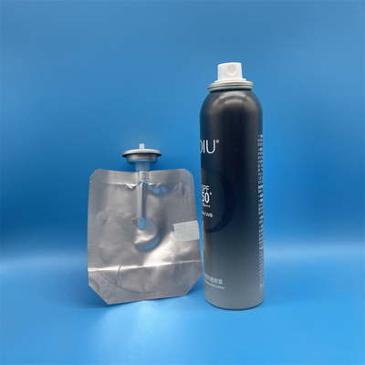 Bolsa de contenedor versátil con aerosoles en válvula para la distribución precisa de 1 litro de capacidad para fluidos de automóviles