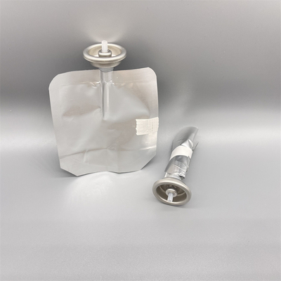Bolsa de alto rendimiento en válvula con copa de montaje de aluminio para una distribución confiable de aerosoles