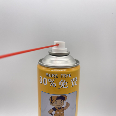 Válvula de aerosoles de pulverización de limpieza del carburador ajustable para lubricación y prevención de óxido de automóviles