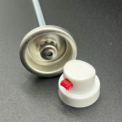 Válvula hembra de precisión con boquilla actuadora de 360 para pintura en aerosol