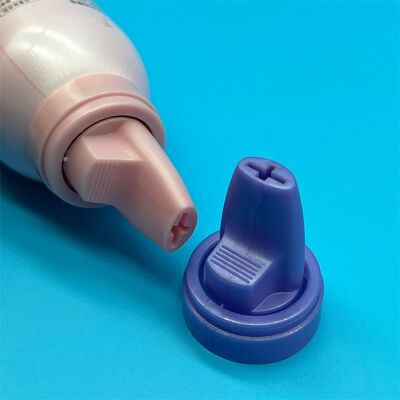 Dispensador de mousse capilar en aerosol a prueba de niños certificado, para hogares familiares, con actuador de empujar y girar y sello a prueba de manipulación