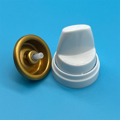 Válvula distribuidora de productos para el cabello ecológicos. Materiales biodegradables. 0.8 mm de orificio para mousses y geles.