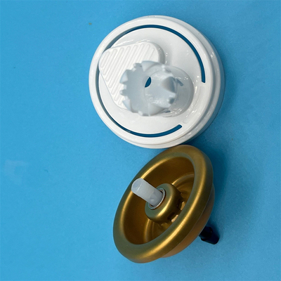 Valva de producto de peinado de precisión. Ideal para dispensadores de mousse y gel.