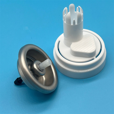 Valva de producto de peinado de precisión para mousse y gel.