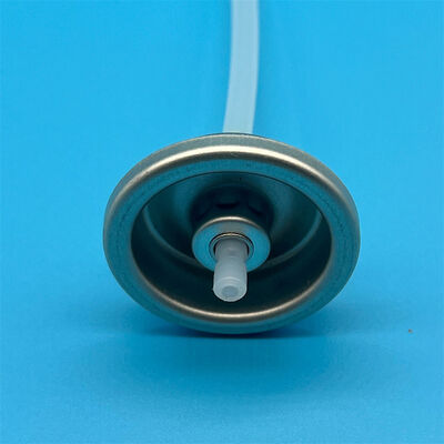 Válvula de aerosol para spray corporal con boquilla de niebla amplia y suave, sellado a prueba de fugas y funcionamiento de 360 grados para desodorante