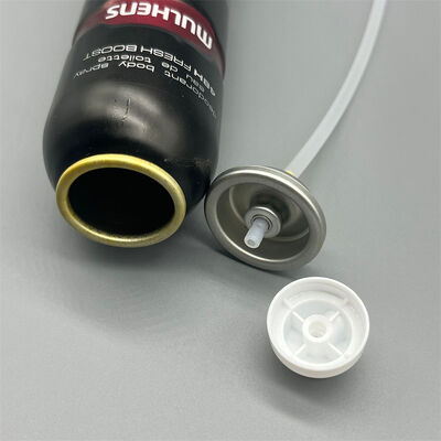 Válvula de aerosol para pulverización corporal Válvula de pulverización premium diseñada para dispensar niebla fina