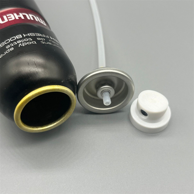 Valva de aluminio de desodorante de primera calidad para aerosoles - Ideal para productos de cuidado personal - Especificación: Tamaño pequeño