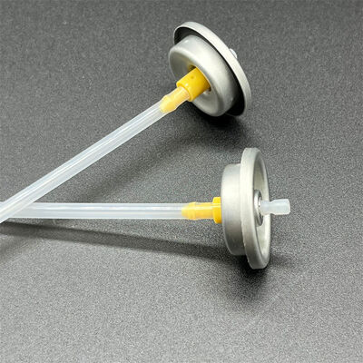 Válvula de aerosol de champú seco Sistema de dispensación de polvo de alta precisión para aerosoles para el cuidado del cabello