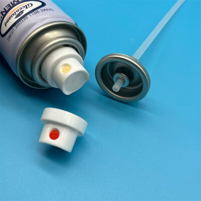 Boquilla de aerosol de niebla ultrafina de precisión para champú seco con sello compacto a prueba de fugas y funcionamiento de 360°