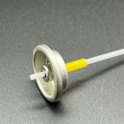 Válvula de aerosoles de precisión para la distribución controlada. Ideal para fresadores de aire y productos de limpieza.