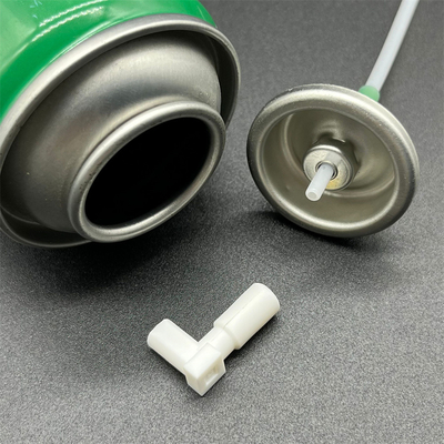 1 pulgada de válvula medido aerosoles con actuador de forma L válvula de control de precisión para fresadores de aire duradero y confiable