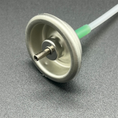 Válvula de dosificación de una pulgada con actuador en forma de L para una entrega constante de aerosoles Optimizada para aplicaciones industriales y comerciales