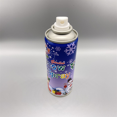 Válvula de aerosol de nieve en spray para decoración festiva, copa de montaje de 1 pulgada
