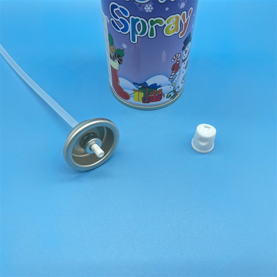 Válvula de aerosoles ecológica de nieve de precisión para latas de hojalata/aluminio