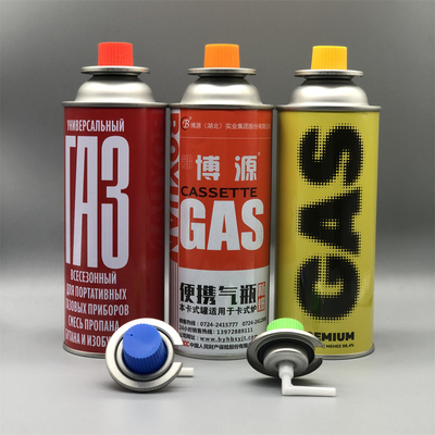 Cartucho portátil de gas butano para almacenamiento de combustible vacío