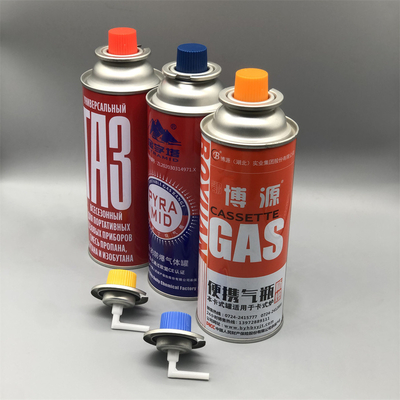 Contenedor vacío de cartucho de gas de butano compacto para uso exterior