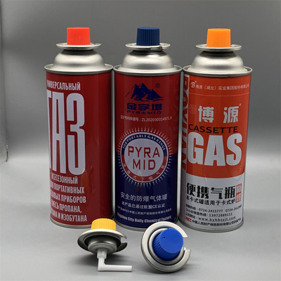 Cartucho de isobutano de gas de mezcla de butano y propano de primera calidad para cocinar al aire libre
