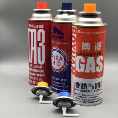Cartucho de gas de mezcla de butano y propano de alta calidad para aventuras al aire libre