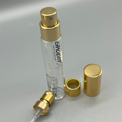 Fresadora de botellas de perfume de oro de lujo - Un elegante dispensador de fragancias