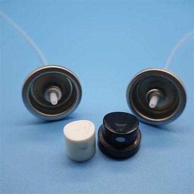 Tipo de válvula de aerosoles de la bomba de niebla de 0,12cc de eficiencia de plata para productos para el cuidado del cabello - suave