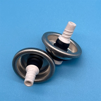 Tipos de válvulas aerosoles de pulverización de espuma de PU de precisión con tallo extendido para sellar e aislar en espacios estrechos