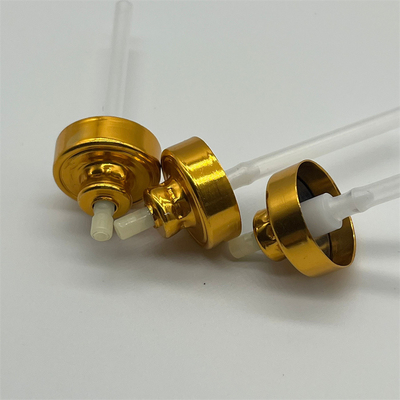 Válvula continua de aluminio de calidad superior 20 mm Dispensación de aerosoles eficiente para el cuidado personal e industrial
